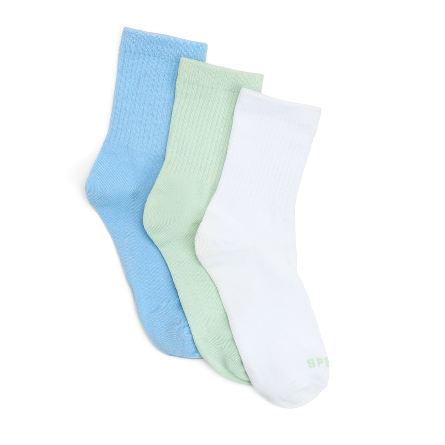 Ladies 3-Pack Short Crew Socks image 1